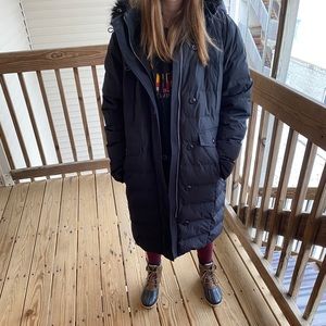 Giant winter puffy jacket